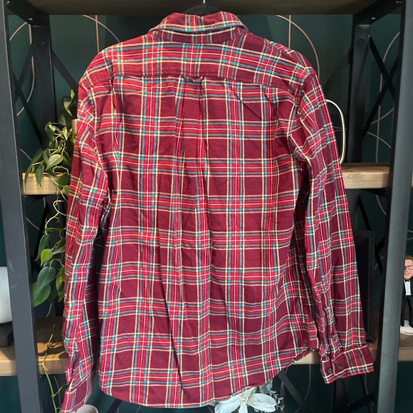 Men’s Lands End Flannel - Picture 3 of 4